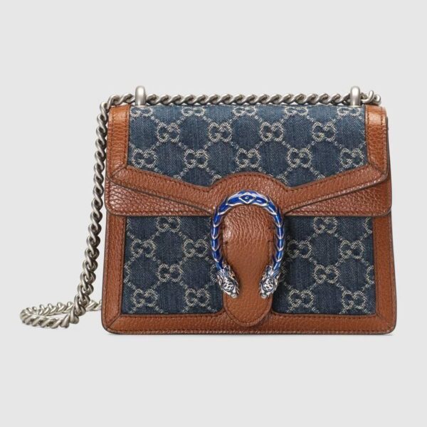 GG Denim Dionysus Mini Bag No.421970 2KQFN 4483