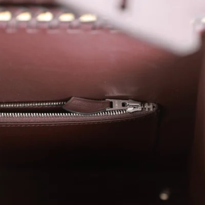 3c3752e55ae4baf9cd359bb3dea9e14d Hermès Picnic Sellier Birkin 25 Rouge Sellier Swift Palladium Hardware