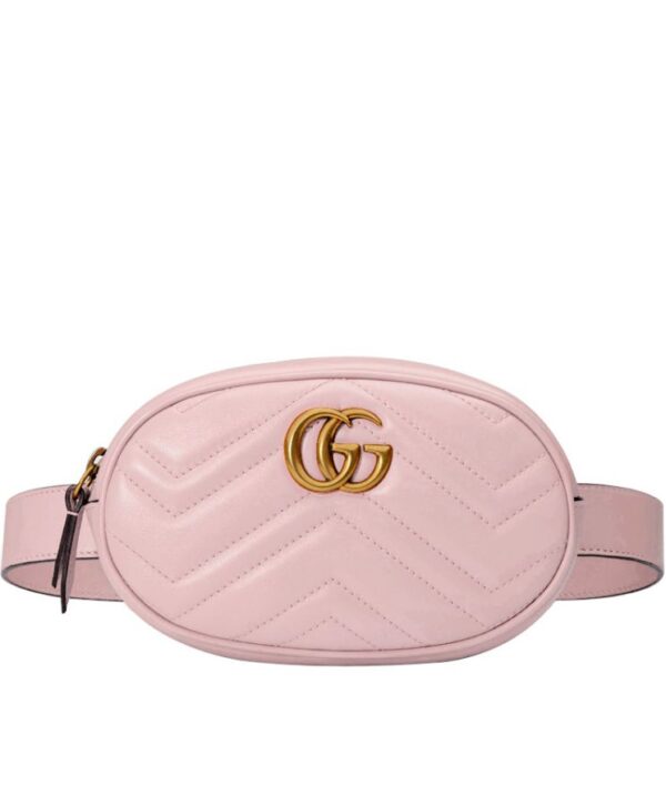Gucci GG Marmont Matelasse Leather Belt Bag 476434