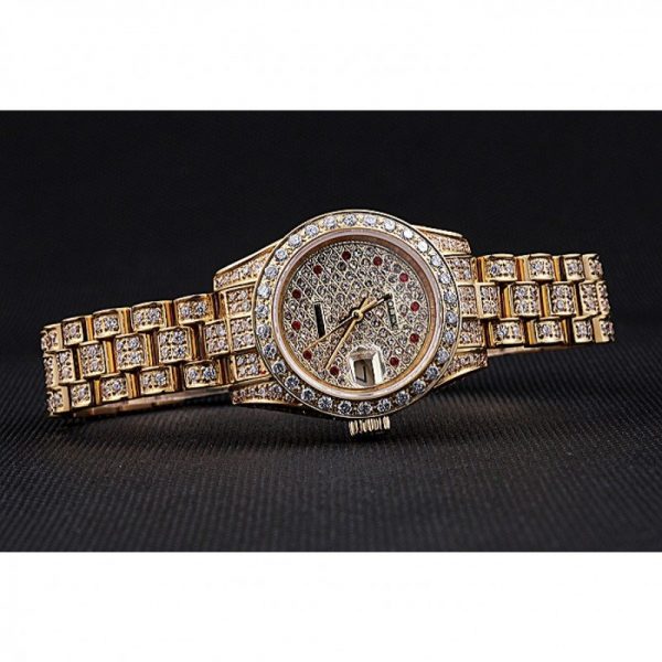ساعة نسائية رولكس Datejust 622024 مينا باللون الأبيض