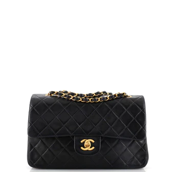 3e91da78faf69300c126da25e7b117f5 Chanel Vintage Classic Double Flap Bag Quilted Lambskin Medium