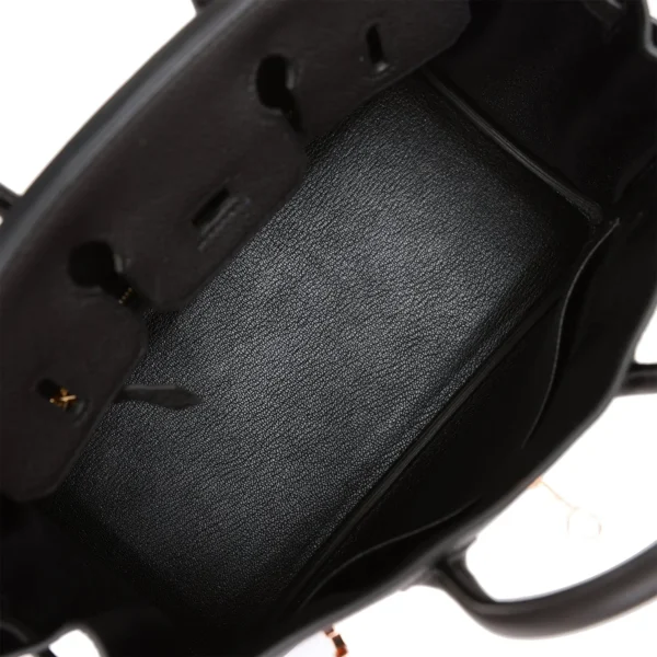 Hermès Birkin 25 Black Togo Rose Gold Hardware
