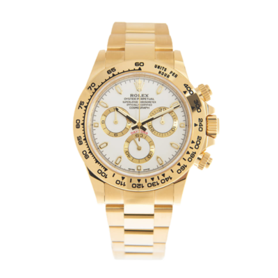 Rolex Daytona 116508WSO 40MM White Dial Yellow Gold-tone Case