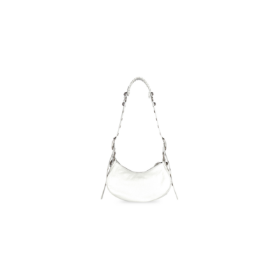 WOMEN'S LE CAGOLE XS SHOULDER BAG IN WHITE