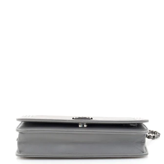 Chanel Boy Wallet on Chain Chevron Calfskin