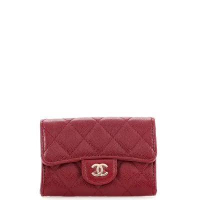 CHANEL Flap gesteppt Caviar Kartenetui