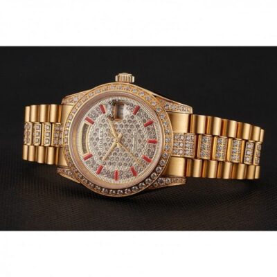 Rolex Daydate 1453960 Gold Dail Men Watch
