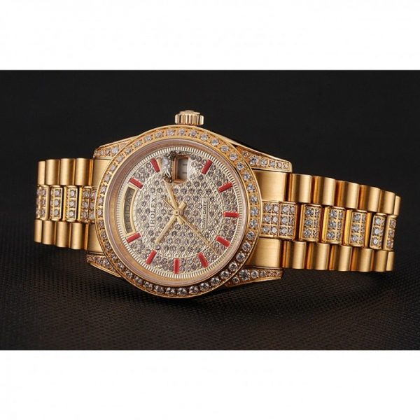Rolex Daydate 1453960 Gold Dail Men Watch