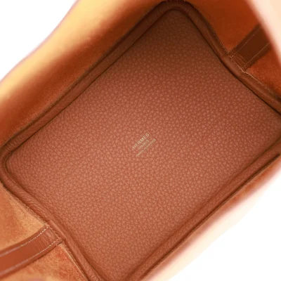Hermès Eclat Picotin Lock 18 Gold Clemence Gold Hardware