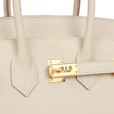 4175635cf7caf3fe45409f8cf1932e0c Hermès Birkin Sellier 25 Craie Epsom Gold Hardware