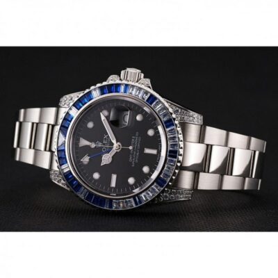 41fe036312e42c0091159e80e1f06a31 Rolex GMT Master II 1453747 Black Dail Men Watch