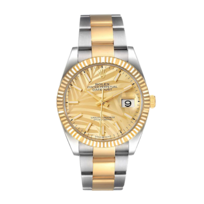 Rolex Datejust M126233-0038 36MM Gold Dial Silver-tone Case