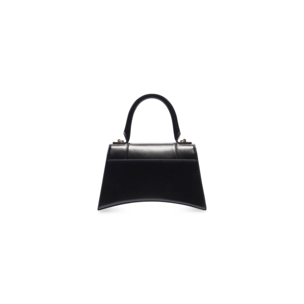 HOURGLASS BOX Small Damen Handtasche in Schwarz