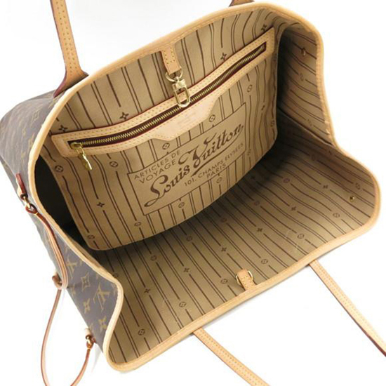 حقيبة كتف لويس فويتون M40157 Neverfull GM من الكانفاس بنقشة مونوغرام