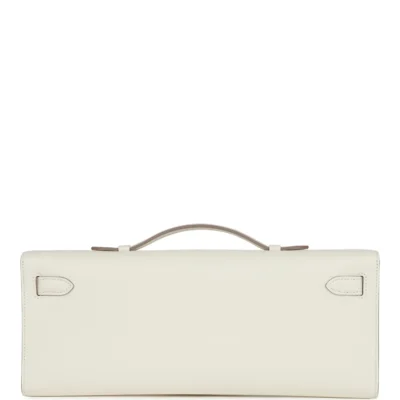 Hermès Kelly Cut Mushroom Swift Palladium Hardware
