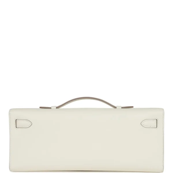 Hermès Kelly Cut Mushroom Swift Palladium Hardware