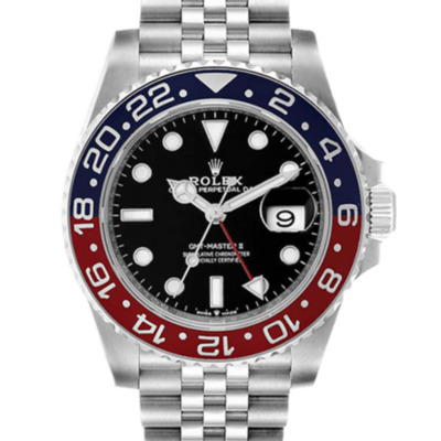ساعة رولكس Gmt Master Ii m126710blro-0002 40MM مينا باللون الأسود بعلبة فضية
