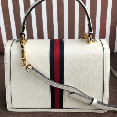 Gucci Ophidia Small Top Handle Bag With Web 652683