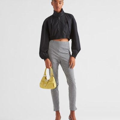 Prada Moon padded nappa-leather bag -Citron Green