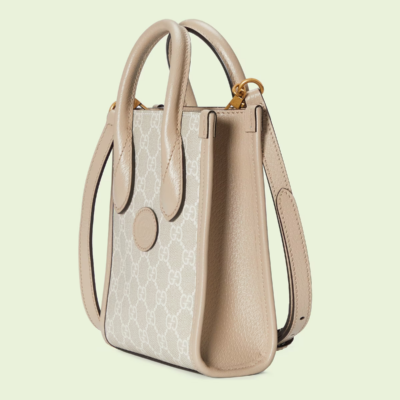 Mini tote bag with Interlocking G