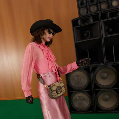 Gucci Horsebit 1955 jumbo GG mini bag
