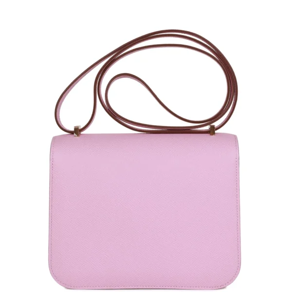44ab7d00b9f84acf1f74b3b586ca62d6 Hermès Constance 18 Mauve Sylvestre Epsom Rose Gold Hardware