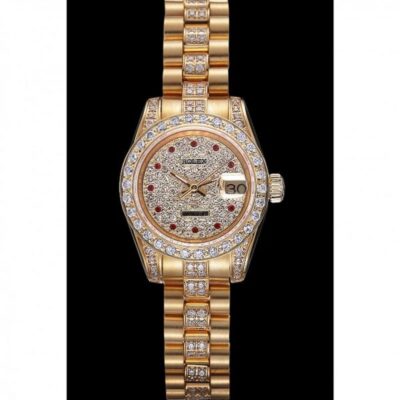 ساعة نسائية رولكس Datejust 622023 مينا باللون الأبيض