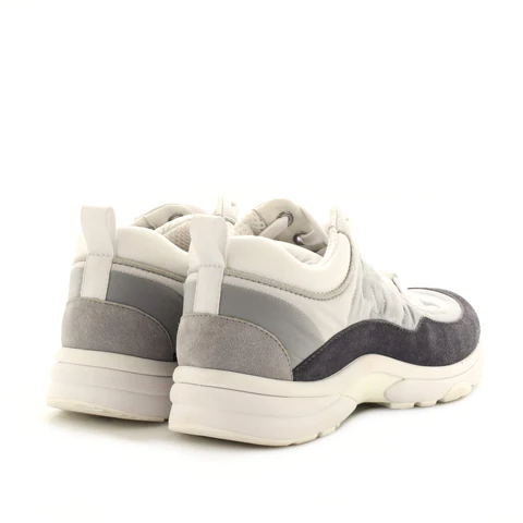 Chanel Women's CC Low-Top Sneakers Suede with Leather and Nylon