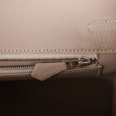 Hermès Birkin 25 Himalaya Niloticus Crocodile Palladium Hardware