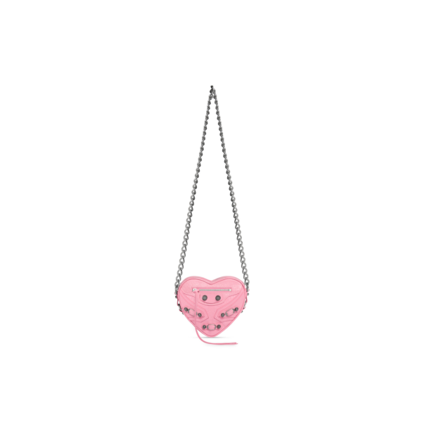 WOMEN'S LE CAGOLE HEART MINI BAG IN PINK