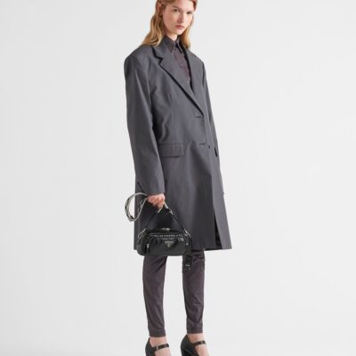 45eadc88ec9135f7b8666a9d00a0ae4d Prada 纳帕皮革 复古 皮革 multi-pocket 肩背包