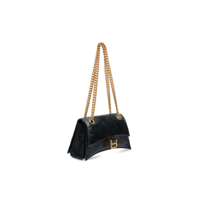 WOMEN'S CRUSH SMALL CHAIN BAG IN BLACK