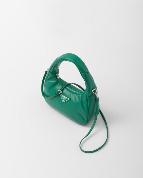 Prada Soft padded nappa leather mini-bag - Mango