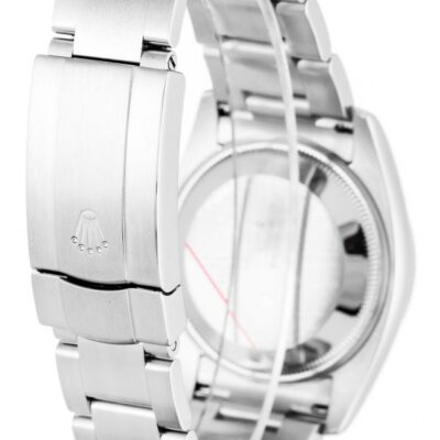 Rolex Air-king 114210.1 White Quarter Arabic Dial Unisex 34MM