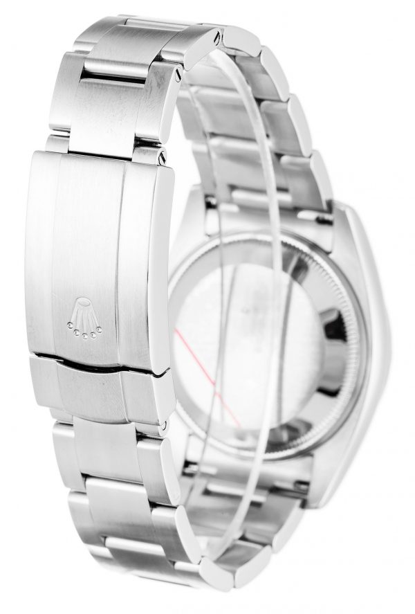 Rolex Air-king 114210.1 White Quarter Arabic Dial Unisex 34MM