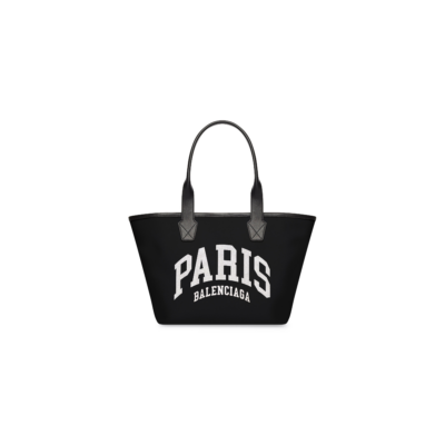 حقيبة حمل نسائية CITIES PARIS كبيرة باللون الأسود