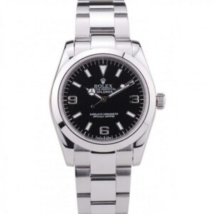 Rolex Explorer 14270 Zifferblatt Herren Armbanduhr in Schwarz