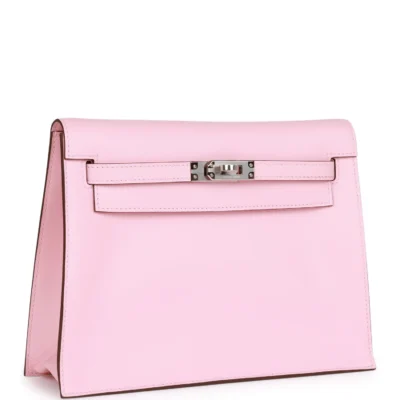 Hermès Kelly Danse Rose Sakura Swift Palladium Hardware