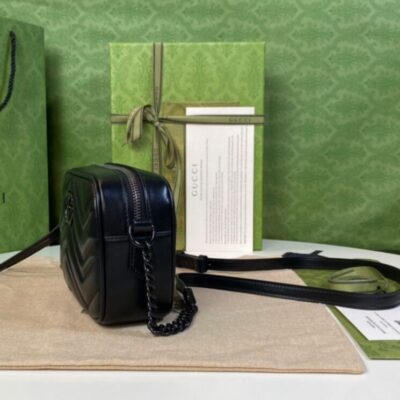 Gucci GG Marmont Mini Shoulder Bag Black