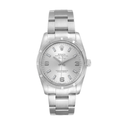 4a389833e90e76041a9695875de81358 Rolex Air-king 114210SSO 36MM Silver Dial Silver-tone Case