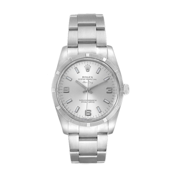 4a389833e90e76041a9695875de81358 Rolex Air-king 114210SSO 36MM Silver Dial Silver-tone Case