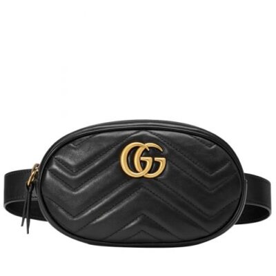 Gucci GG Marmont Matelasse Leather Belt Bag 476434