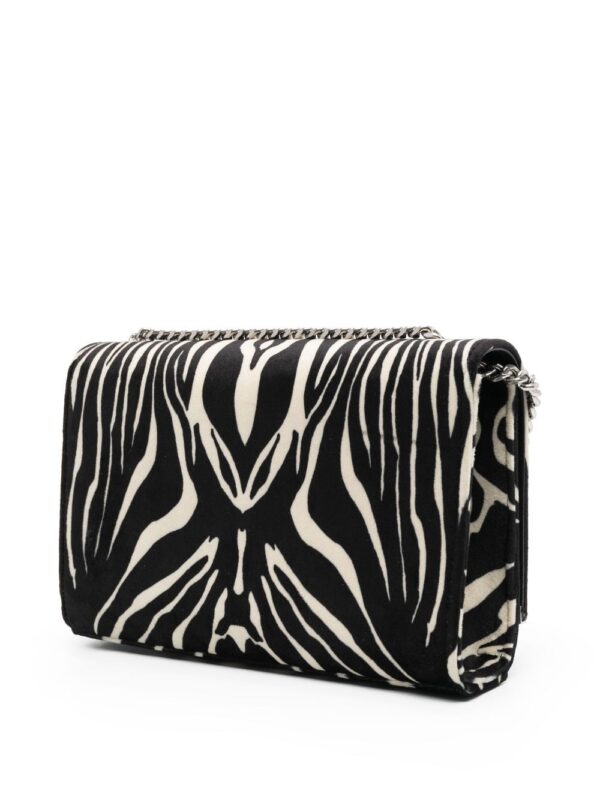 حقيبة صغيرة YSL Crossbody بلون Zebra Print