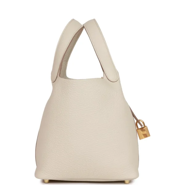 Hermès Picotin Lock 18 Beton Clemence Gold Hardware