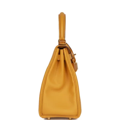 4c4a87166367d48a34727ce02942536b Hermès Kelly Retourne 25 Jaune Ambre Swift Gold Hardware
