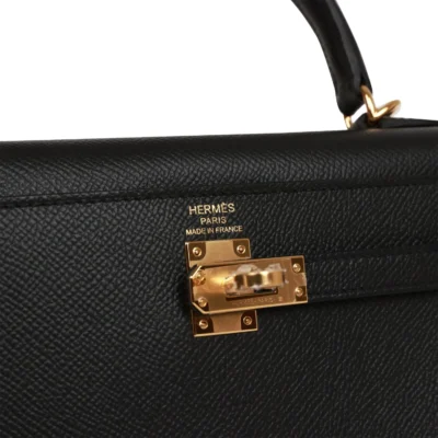 4ce88569499f2fe0849b34c1876605ad Hermès Kelly Sellier 25 Black Epsom Gold Hardware