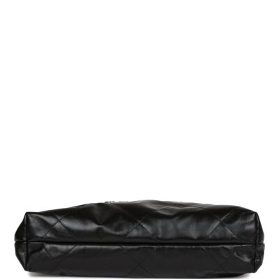 Chanel Small 22 Bag SO Black Calfskin Black Hardware