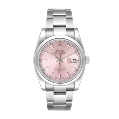 Rolex Datejust 116200PSO 36MM Pink Dial Silver-tone Case