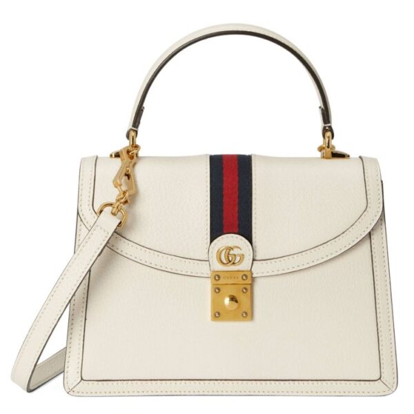 Gucci Ophidia Small Top Handle Bag With Web 652683