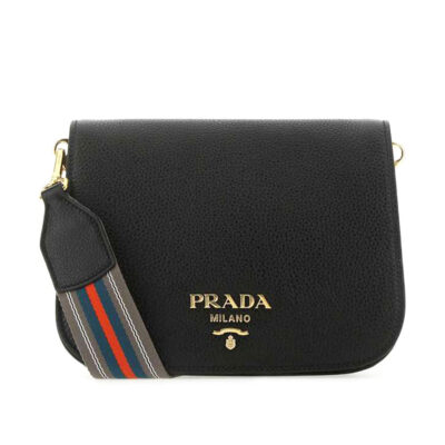 حقيبة كروس Prada جلد بلون أسود